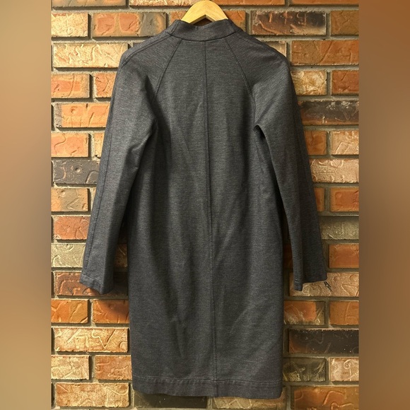 Kit and Ace Coatigan Longline Car Coat Dark Heathered Grey Small - Picture 8 of 8